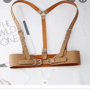 Tan waist corset Belt